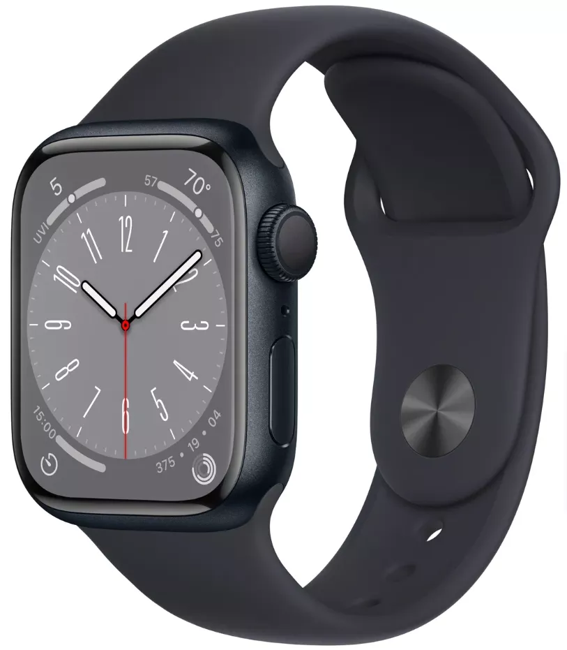 Умные часы Apple Watch Series 8 41 мм, Aluminium Case, midnight Sport Band M/L